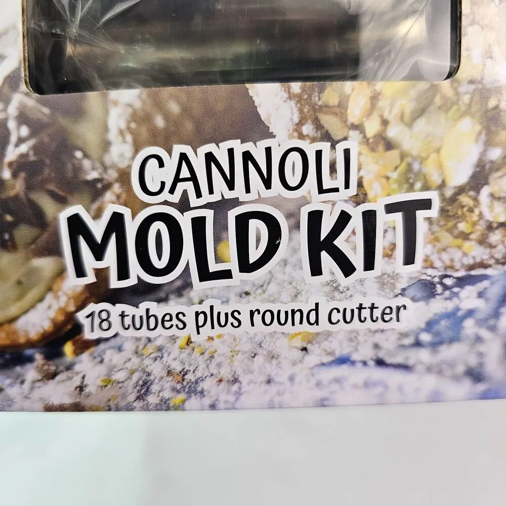 Craftit Edibles Cannoli Mold Kit 18 Stainless Steel Tubes Round Cutter New